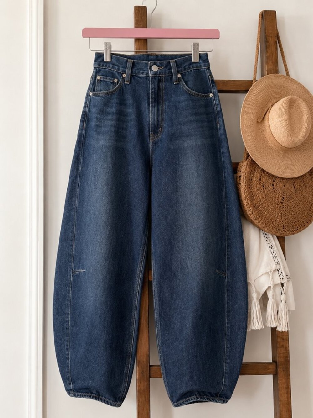 Levi's Cinch Barrel Jeans New Shades Wash Women's 31 High Rise Wide Leg